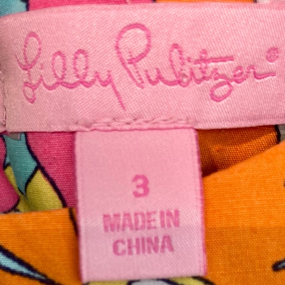 Lilly Pulitzer: Size 3 little girls sleeveless ‘color by number’ pattern dress. - Picture 3 of 10